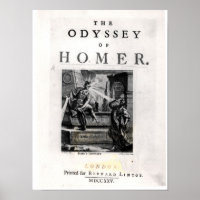 Page de titre 'L'Odyssée' par Homer
