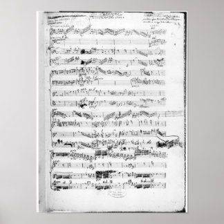 Poster Page d'ouverture de la partition des Paladins