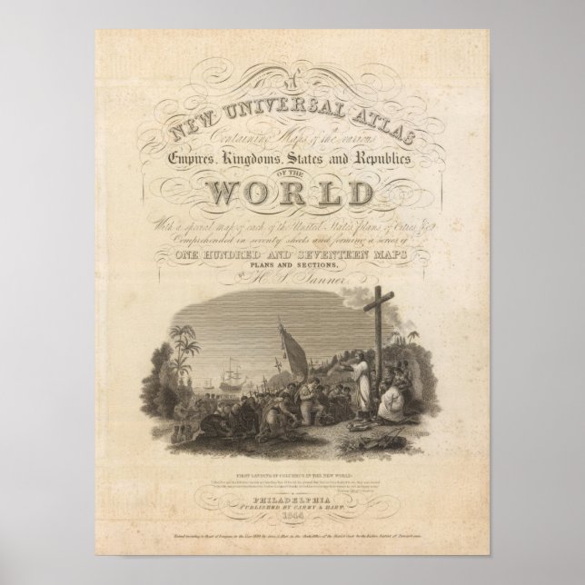 Poster Page Titre Nouveau Atlas universel (Devant)