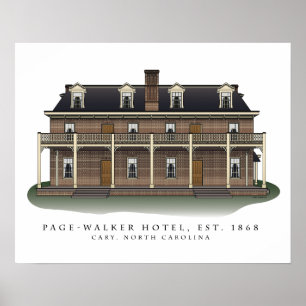 Poster Page-Walker Hotel Architectural Print