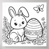 Pages de coloriage de Pâques pour enfants