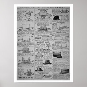 Poster Pages de Sears, chevreuil mâle de Chicago,