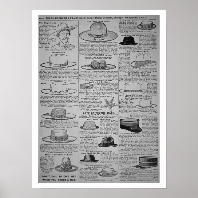 Poster Pages from Sears, Roebuck of Chicago catalogue (Devant)