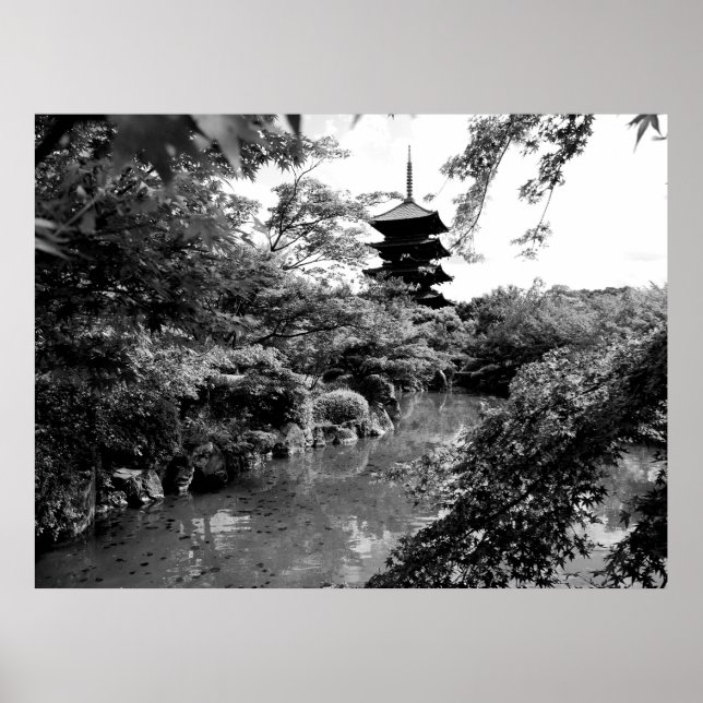 Poster Pagode à Toji (Devant)