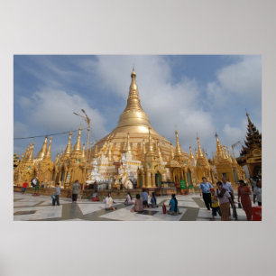 Poster Pagode Shwe Dagon