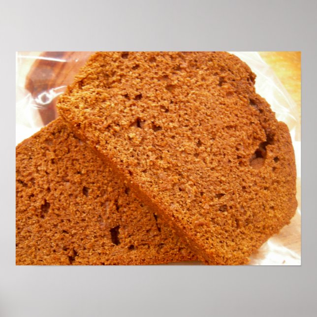 Poster Pain de courgette au chocolat (Devant)