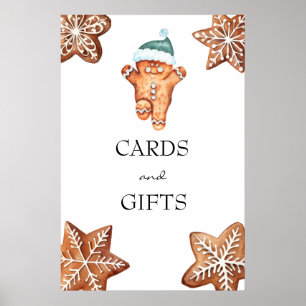 Poster Pain d'épices   Cartes et cadeaux de Baby shower d