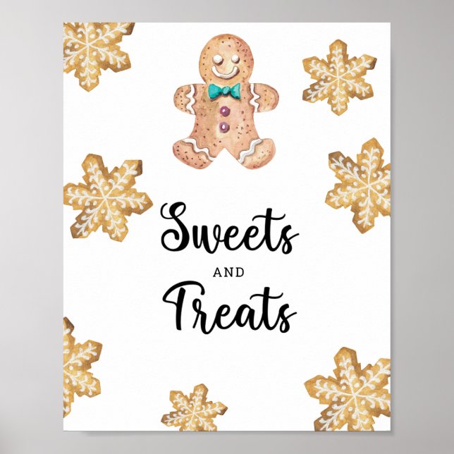 Poster Pain d'épices homme - sucreries et gâteries baby s (Devant)