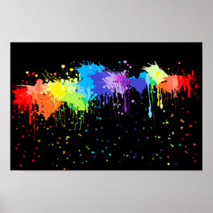 Poster Paint Splash