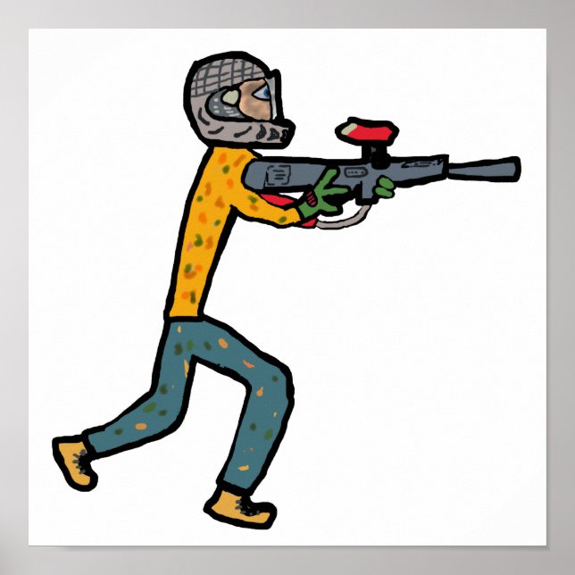 Poster Paintball (Devant)