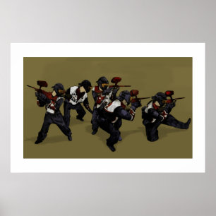 Poster Paintball de Hartford