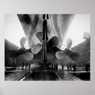 POSTER PAINTERLY TITANIC PROPS