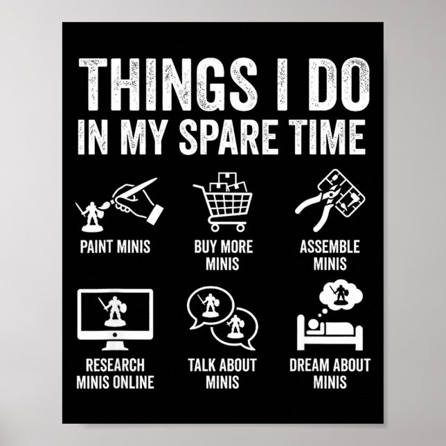 Poster Painting Miniatures Tabletop Wargame Board Games E (Devant)