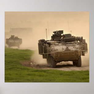 Poster Paire de véhicules Stryker