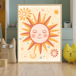 Poster paisible Sun Nursery Wall Art