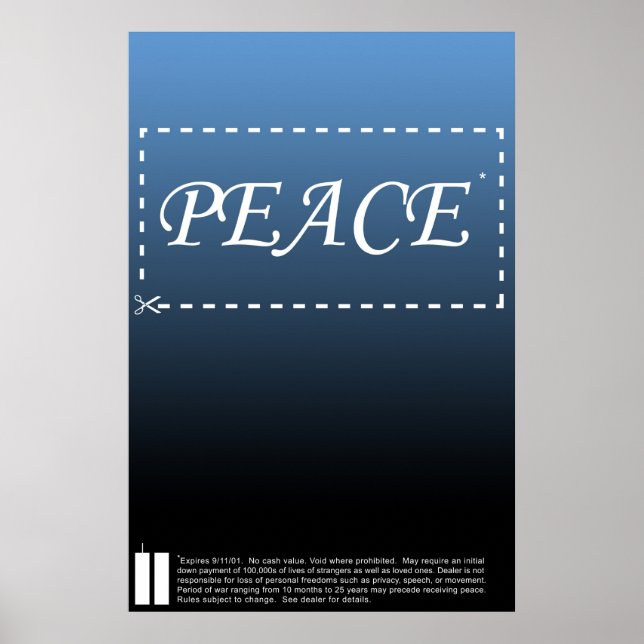 Poster Paix (Devant)