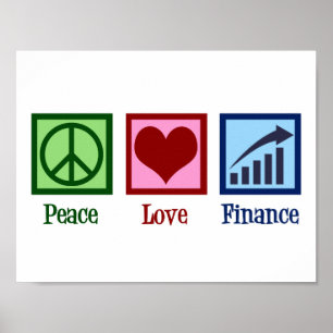 Poster Paix Amour Finance