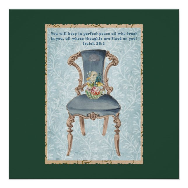 Poster Paix dans chaque pétale (Devant)