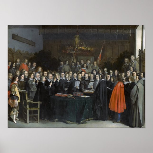 Poster Paix de Westphalie en Muenster (Devant)