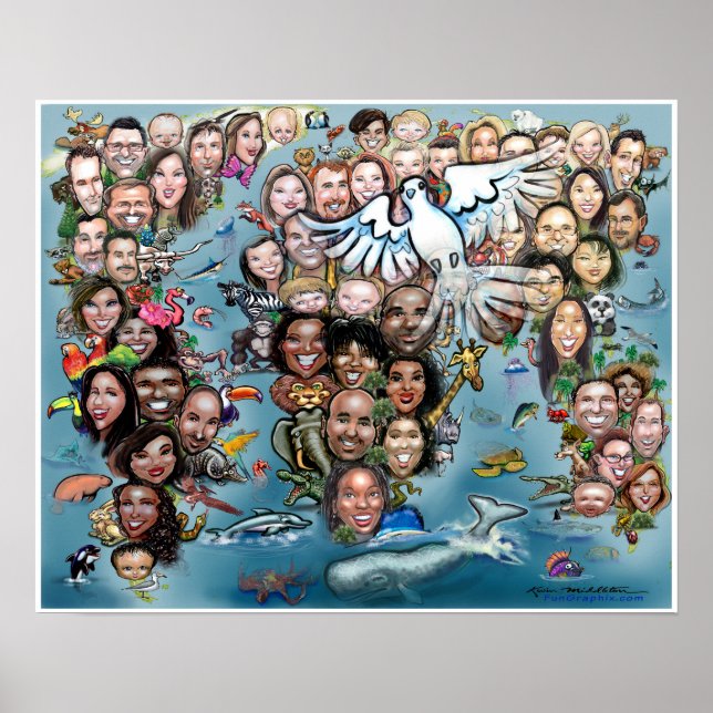 Poster Paix mondiale (Devant)