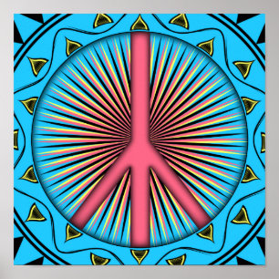 Poster Paix ~ Soleil