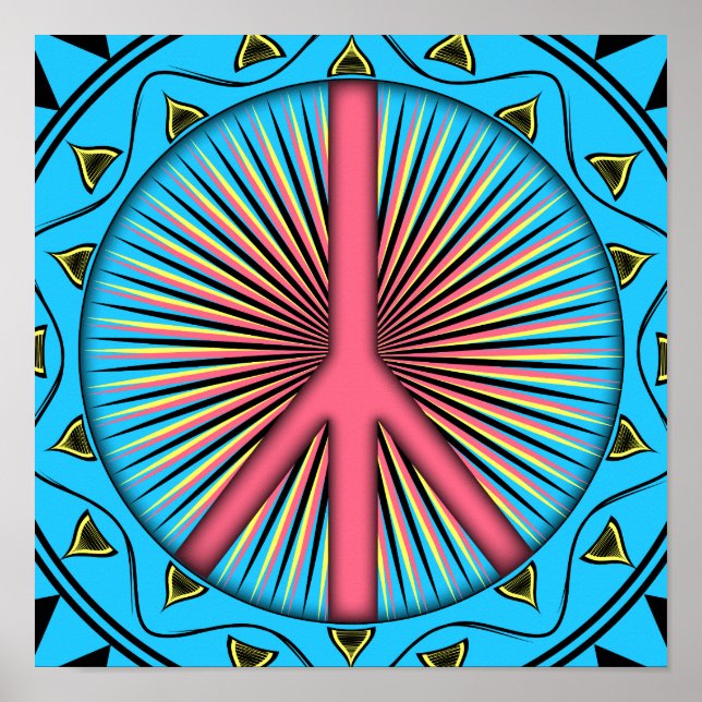 Poster Paix ~ Soleil (Devant)