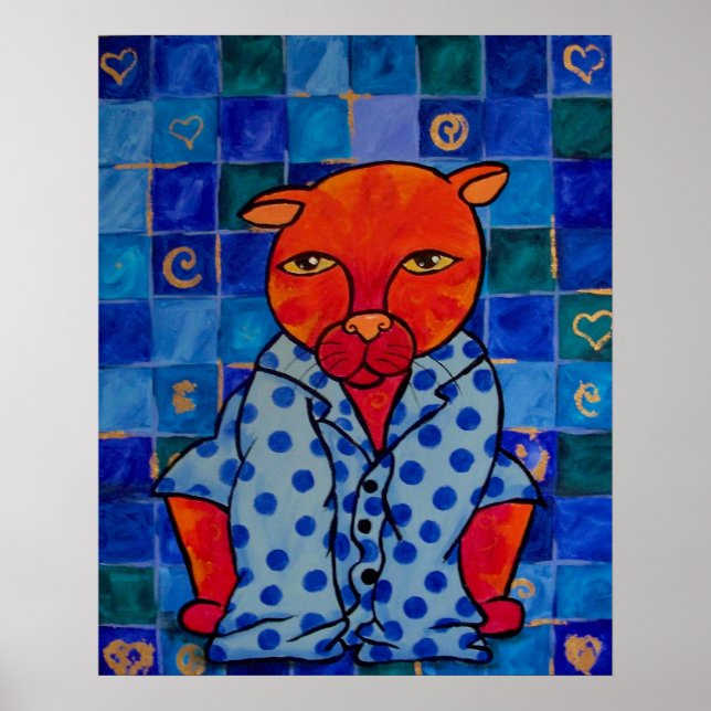Poster Pajamas de chats (Devant)
