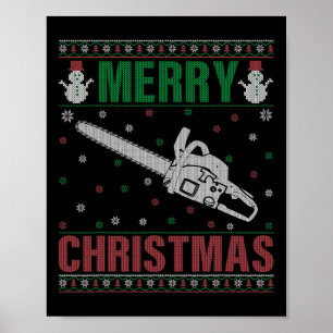 Poster Pajamas de Noël de famille qui correspondent à la 