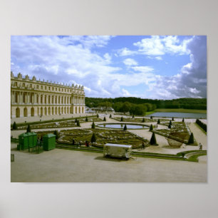 Poster Palais d'affiche de jardin de Versailles