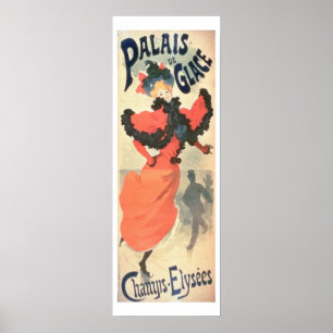 Poster Palais de glace, Champs Elysees, Paris, 1894 (colo