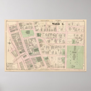 Poster Palais de justice de Brown University de carré du