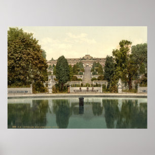 Poster Palais de Sanssouci, Potsdam, Berlin, Allemagne