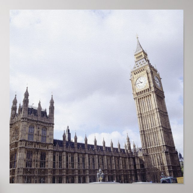 Poster Palais de Westminster et Big Ben (Devant)