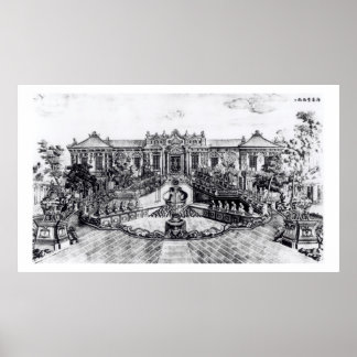 Poster Palais du Calme de la Mer et de l'Horloge de l'Eau
