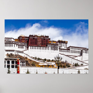 Poster palais Potala à Lhassa - Tibet