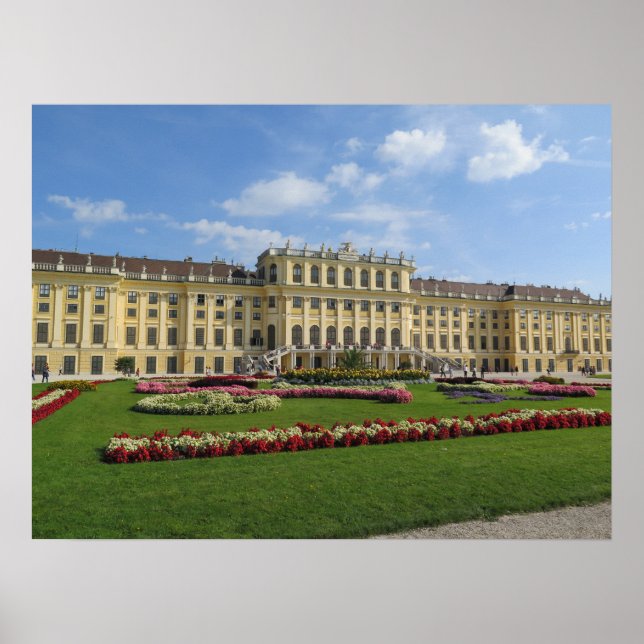 Poster Palais Schönbrunn Vienne (Devant)