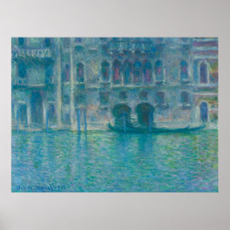 Poster Palazzo da Mula, Venise (1908) par Claude Monet