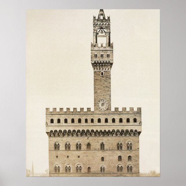 Poster Palazzo Vecchio, ou Palazzo della Signoria, Fl (Devant)