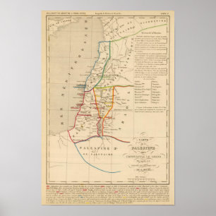 Poster Palestine sous Constantin le Grand, 330 apres JC