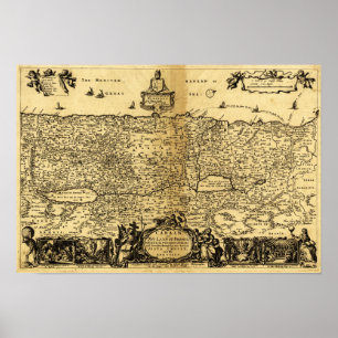 Poster PalestineCarte panoramiquePalestine 2