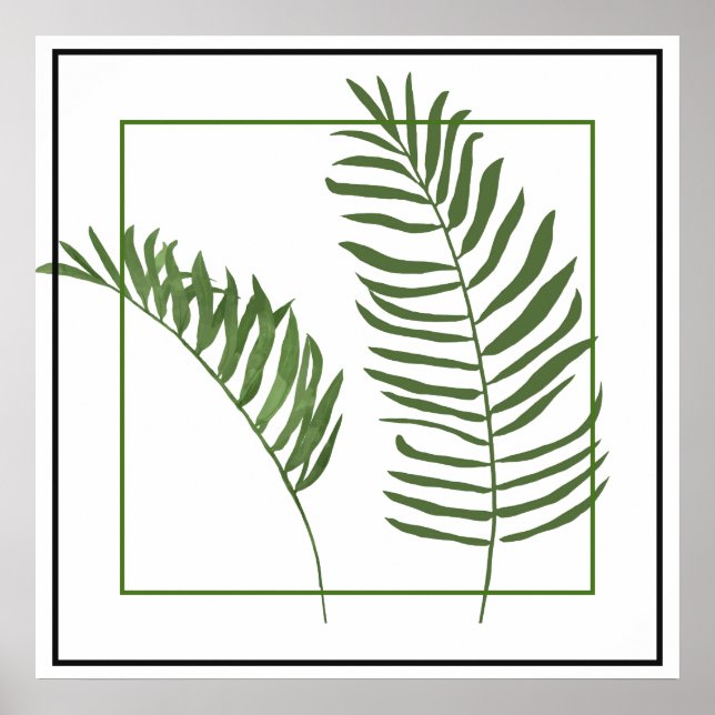 Poster-Palm 24" x 24" Poster (Front)