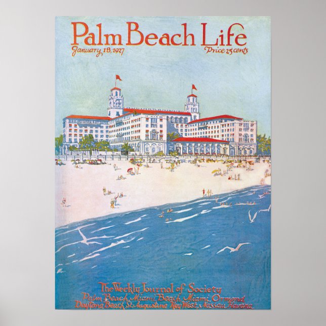 Poster Palm Beach Life #11 print (Devant)
