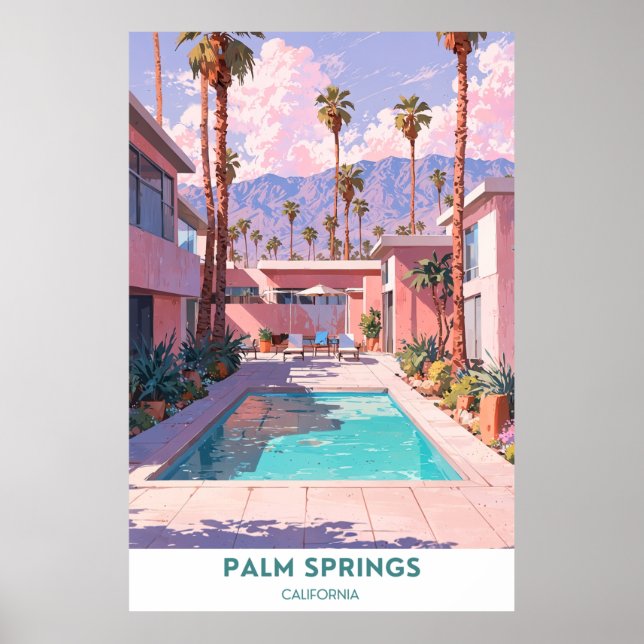 Poster Palm Springs - Belle Californie (Devant)