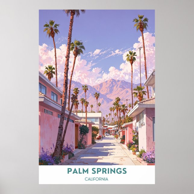 Poster Palm Springs - Californie (Devant)