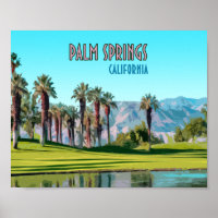 Palm Springs Californie Vintage