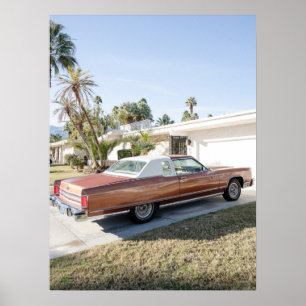 Poster Palm Springs Californie - Vues Vintages