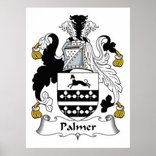 Poster Palmer Family Crest