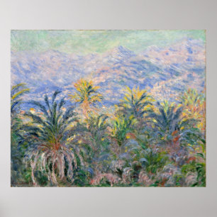 Poster Palmiers de Claude Monet à Bordighera