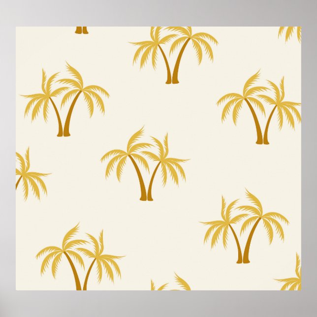 Poster Palmiers d'or : Textile Tropical. (Devant)