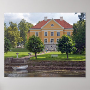 Poster Palmse Manor Estonie Dessous de verre